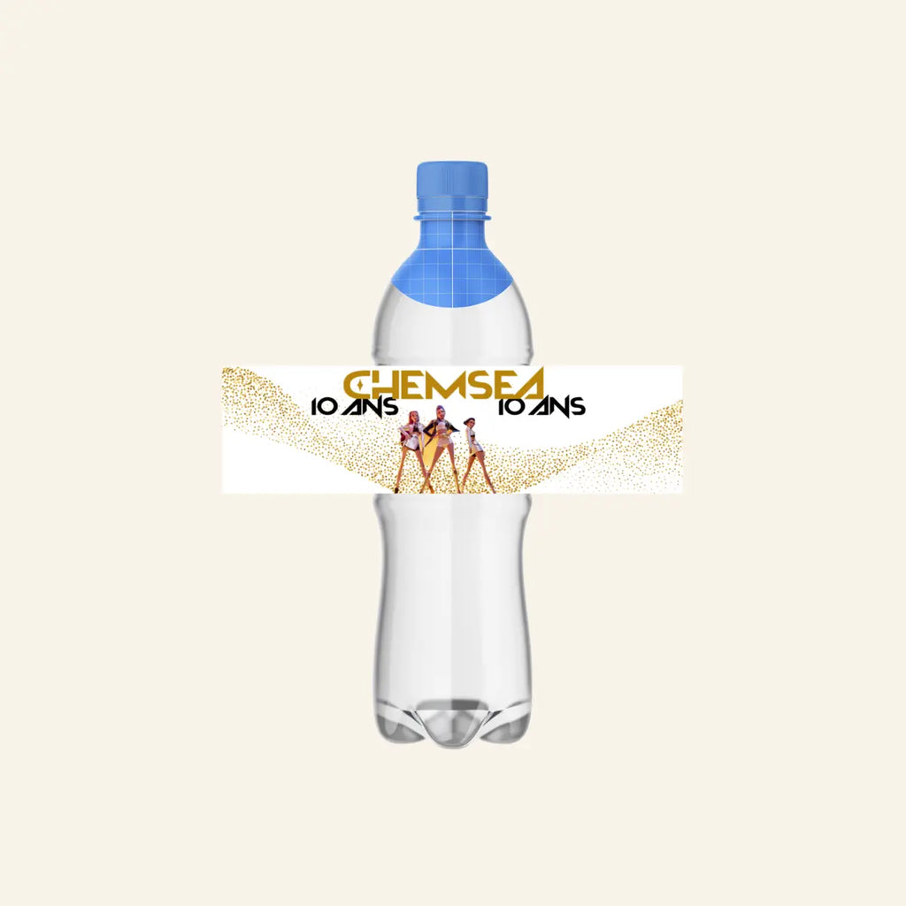 Étiquette Bouteille d'Eau Jay's Créations Design