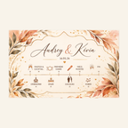 Éventail Programme de Mariage Jay's Créations Design